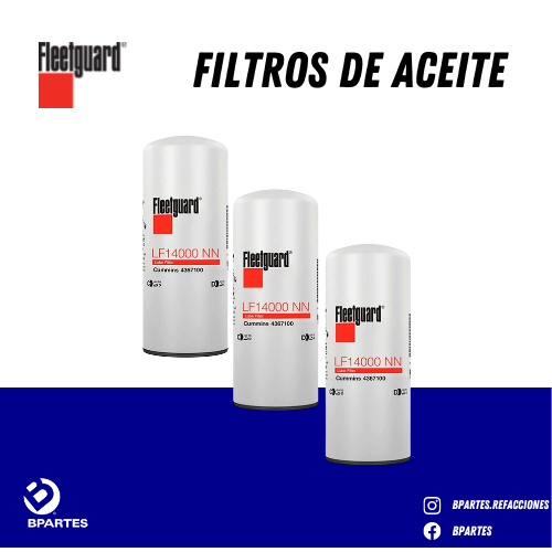 FILTROS CON MAYOR CAPACIDAD Y EFICIENCIA: FLEETGUARD