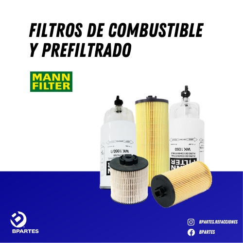 FILTROS DE COMBUSTIBLE MANN FILTER