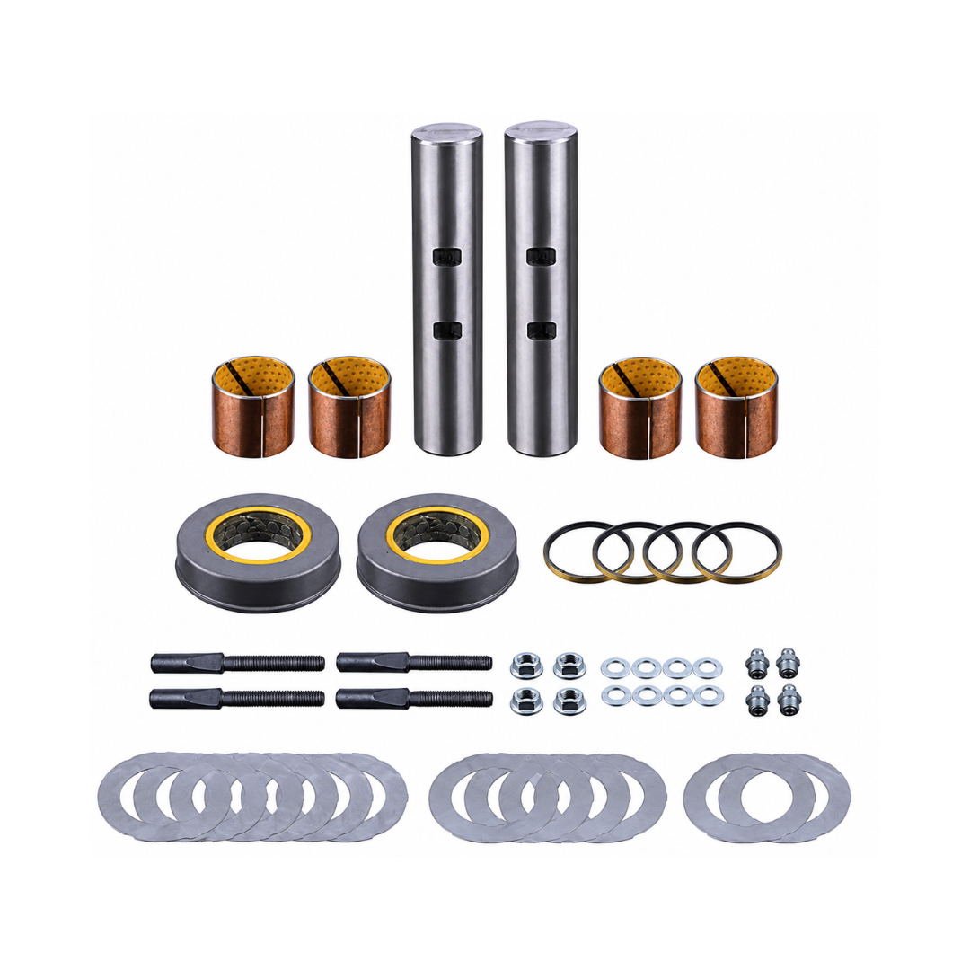 JUEGO KIT DE PERNOS O BUJES Y PASADORES PARA EJE DE DIRECCION MANSONS 270001PR