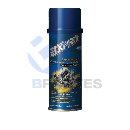 LIMPIADOR DE CARBURADOR Y PARTES CAJA CON 12 PZAS DE 430 ML MARCA AXPRO AXP-LCAR-430M