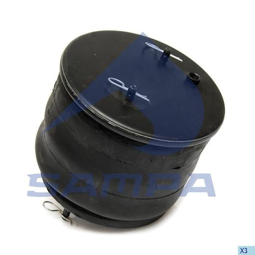 BOLSA DE AIRE PARA LA SUSPENSION NEUMATICA DEL CAMION AUTOBUS REMOLQUE O DOLLY SAMPA SP 550301-K