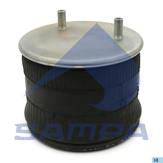 BOLSA DE AIRE PARA LA SUSPENSION NEUMATICA DEL CAMION AUTOBUS REMOLQUE O DOLLY SAMPA SP 558755-K