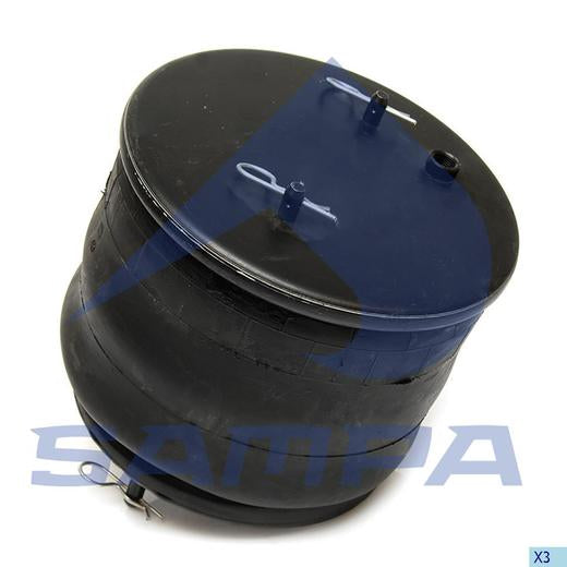 BOLSA DE AIRE PARA LA SUSPENSION NEUMATICA DEL CAMION AUTOBUS REMOLQUE O DOLLY SAMPA SP 556237-K