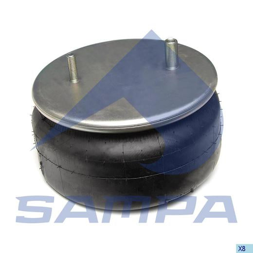 BOLSA DE AIRE PARA LA SUSPENSION NEUMATICA DEL CAMION AUTOBUS REMOLQUE O DOLLY SAMPA SP 558729-KP